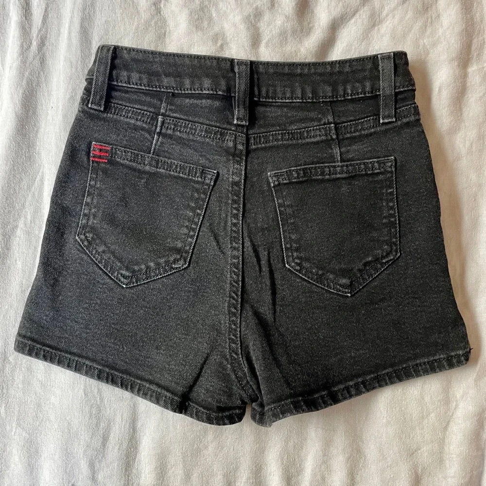 BDG High Waisted Black Denim Shorts - Picture 2 of 13